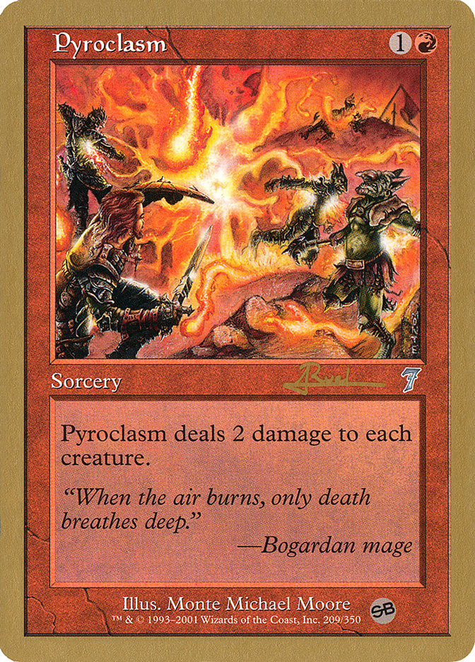 Pyroclasm (Antoine Ruel) (SB) [World Championship Decks 2001] | Exor Games Summserside