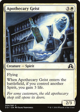 Apothecary Geist [Shadows over Innistrad] | Exor Games Summserside