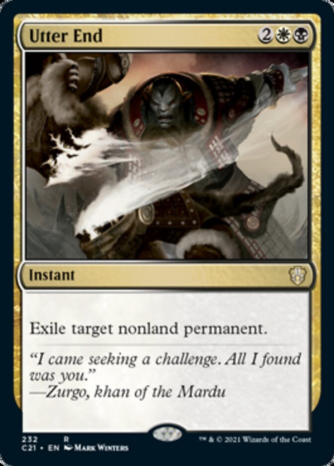 Utter End [Commander 2021] | Exor Games Summserside