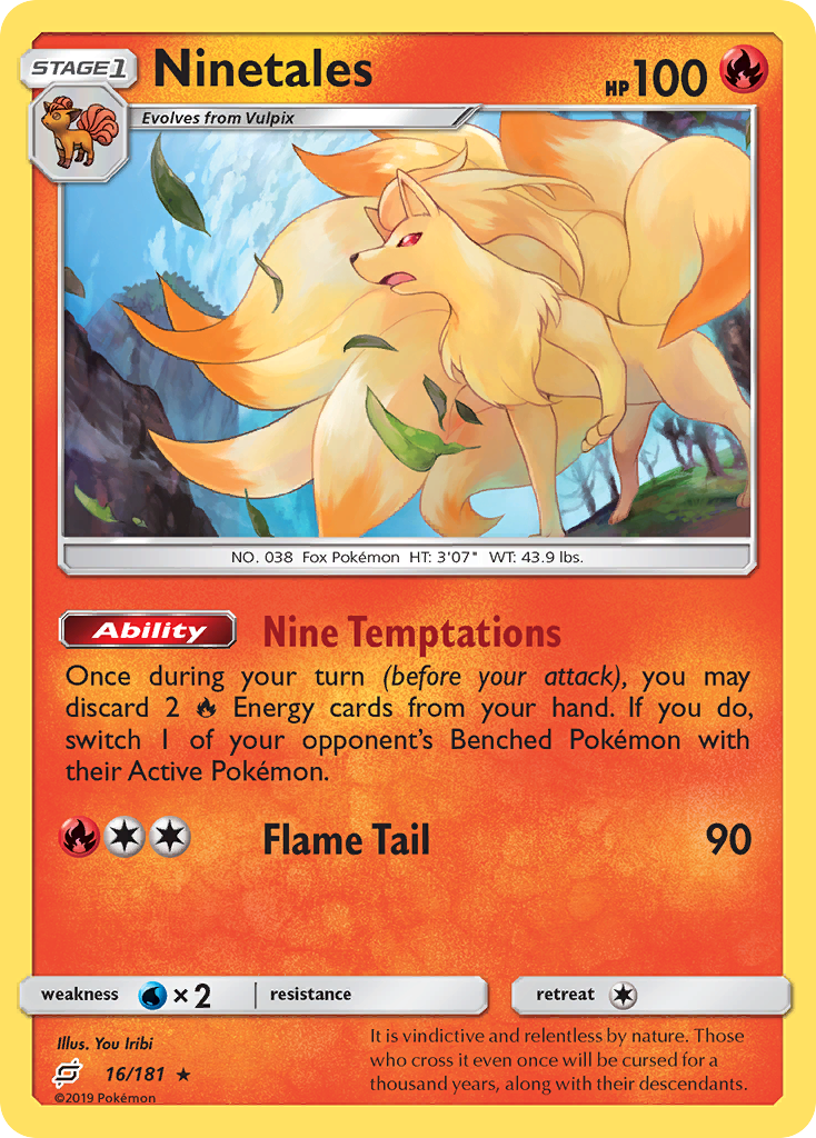 Ninetales (16/181) [Sun & Moon: Team Up] | Exor Games Summserside