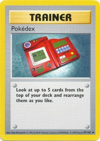 Pokedex (87/102) [Base Set Shadowless Unlimited] | Exor Games Summserside