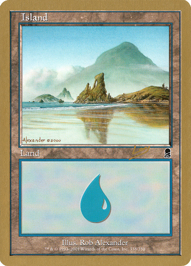 Island (rl338) (Raphael Levy) [World Championship Decks 2002] | Exor Games Summserside