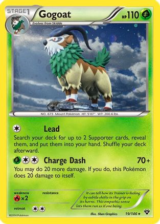 Gogoat (19/146) (Cosmos Holo) [XY: Base Set] | Exor Games Summserside