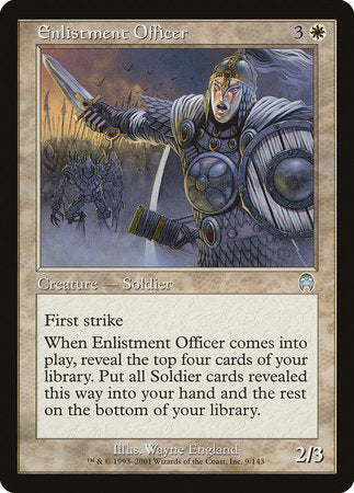 Enlistment Officer [Apocalypse] | Exor Games Summserside