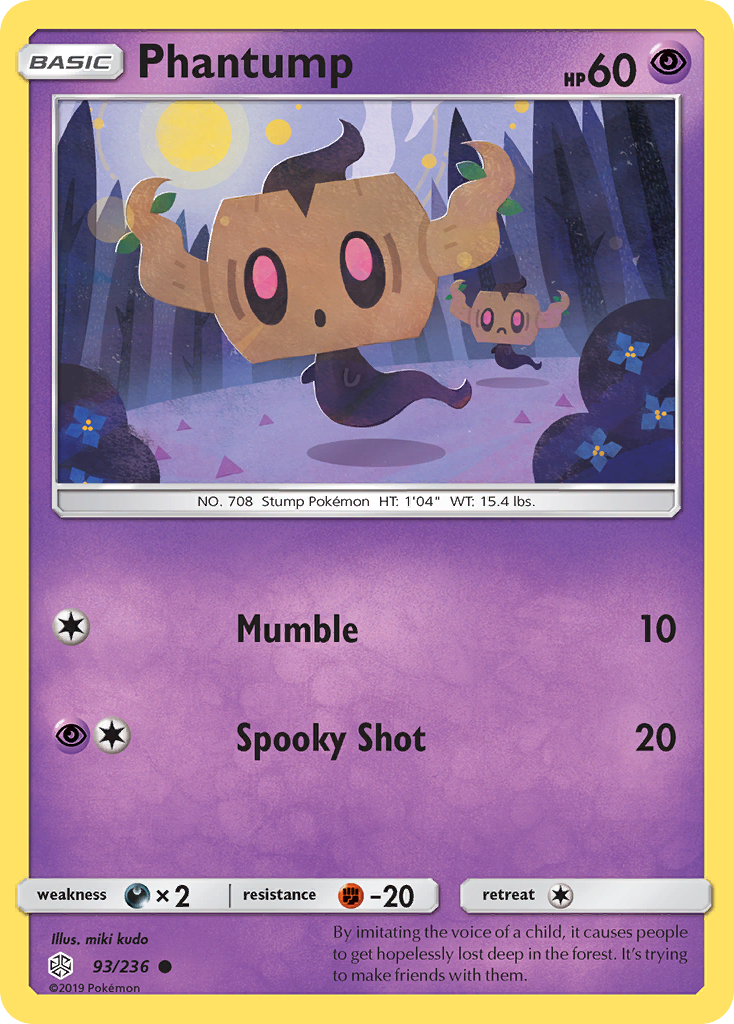 Phantump (93/236) [Sun & Moon: Cosmic Eclipse] | Exor Games Summserside