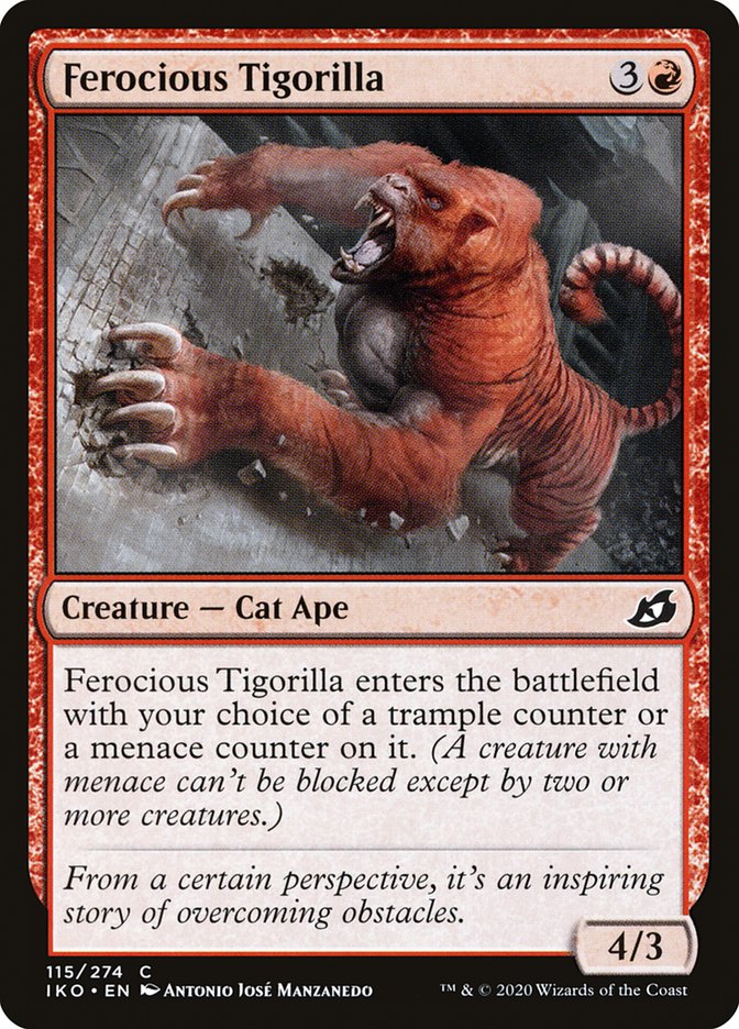 Ferocious Tigorilla [Ikoria: Lair of Behemoths] | Exor Games Summserside