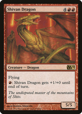 Shivan Dragon [Magic 2014] | Exor Games Summserside