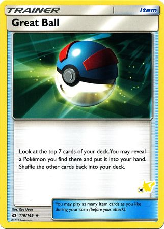 Great Ball (119/149) (Pikachu Stamp #38) [Battle Academy 2020] | Exor Games Summserside