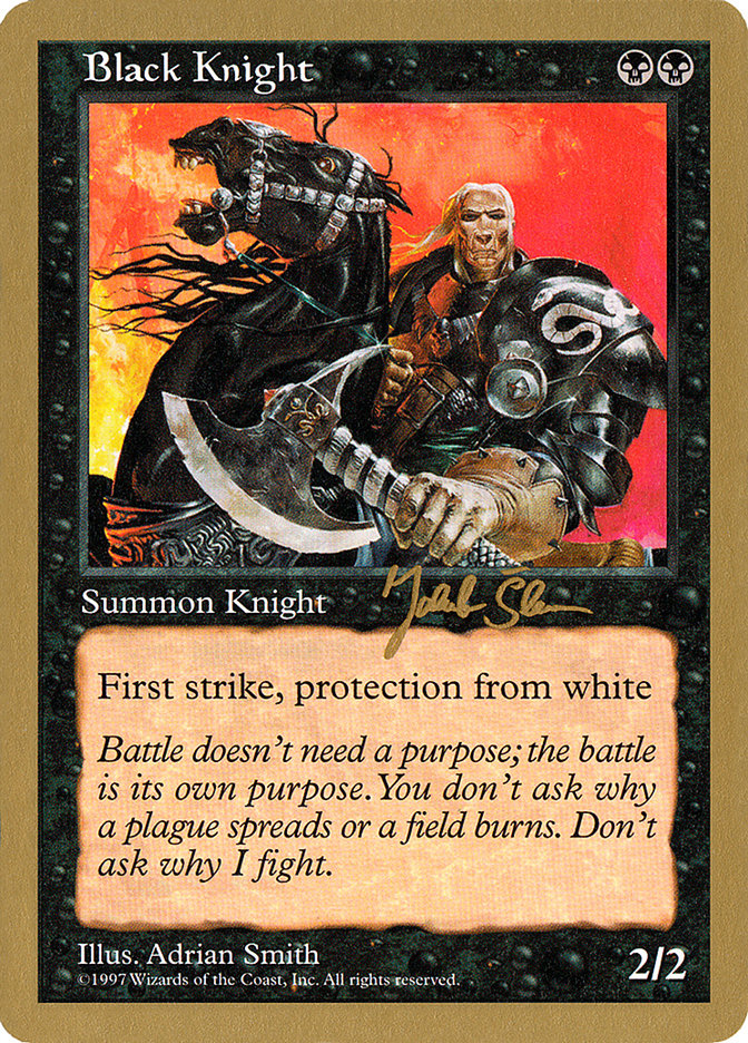 Black Knight (Jakub Slemr) [World Championship Decks 1997] | Exor Games Summserside