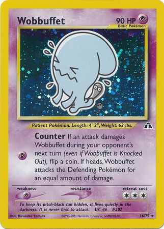 Wobbuffet (16/75) [Neo Discovery Unlimited] | Exor Games Summserside