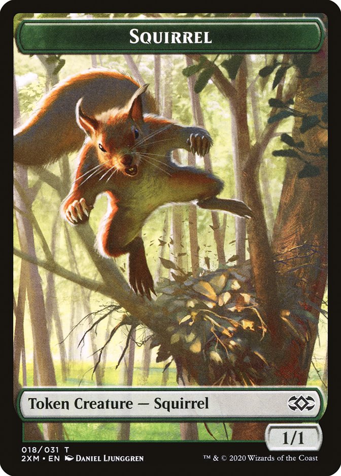 Squirrel Token [Double Masters] | Exor Games Summserside