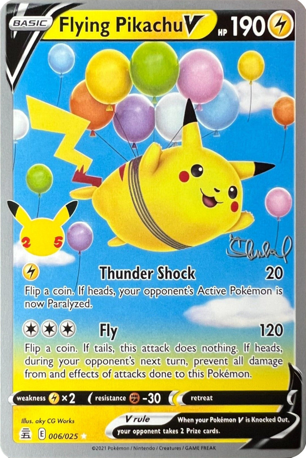 Flying Pikachu V (006/025) (ADP - Ondrej Skubal) [World Championships 2022] | Exor Games Summserside