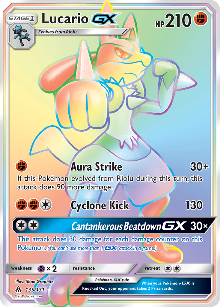 Lucario GX (135/131) [Sun & Moon: Forbidden Light] | Exor Games Summserside