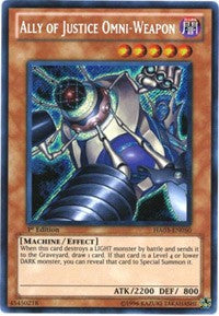 Ally of Justice Omni-Weapon [HA03-EN050] Secret Rare | Exor Games Summserside