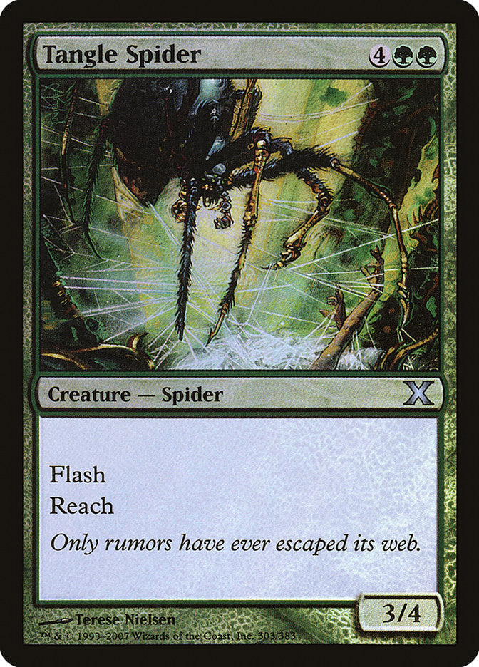 Tangle Spider (Premium Foil) [Tenth Edition] | Exor Games Summserside