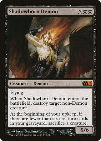 Shadowborn Demon [Magic 2014] | Exor Games Summserside