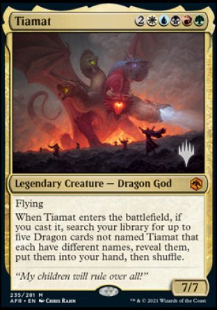 Tiamat (Promo Pack) [Dungeons & Dragons: Adventures in the Forgotten Realms Promos] | Exor Games Summserside