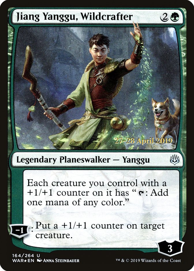 Jiang Yanggu, Wildcrafter  [War of the Spark Prerelease Promos] | Exor Games Summserside