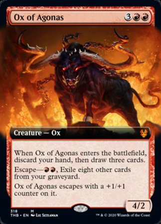 Ox of Agonas (Extended Art) [Theros Beyond Death] | Exor Games Summserside