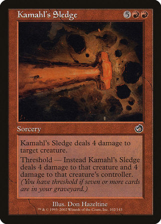 Kamahl's Sledge [Torment] | Exor Games Summserside