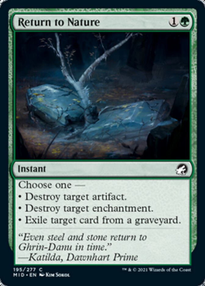 Return to Nature [Innistrad: Midnight Hunt] | Exor Games Summserside