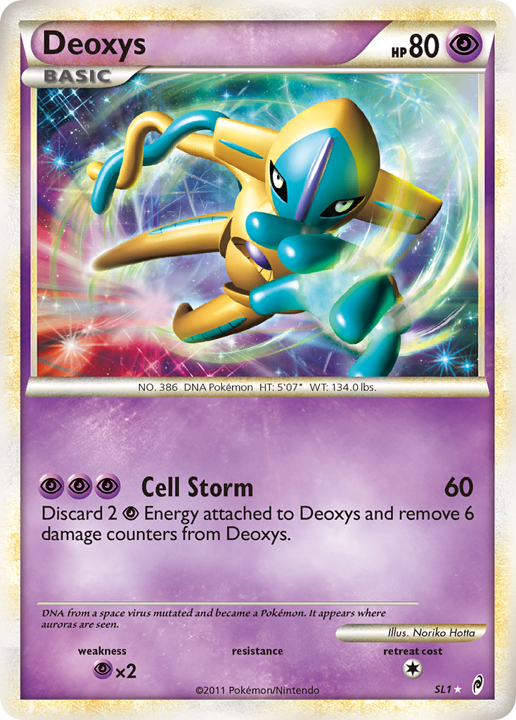 Deoxys (SL1) [HeartGold & SoulSilver: Call of Legends] | Exor Games Summserside