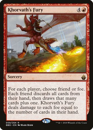 Khorvath's Fury [Battlebond] | Exor Games Summserside