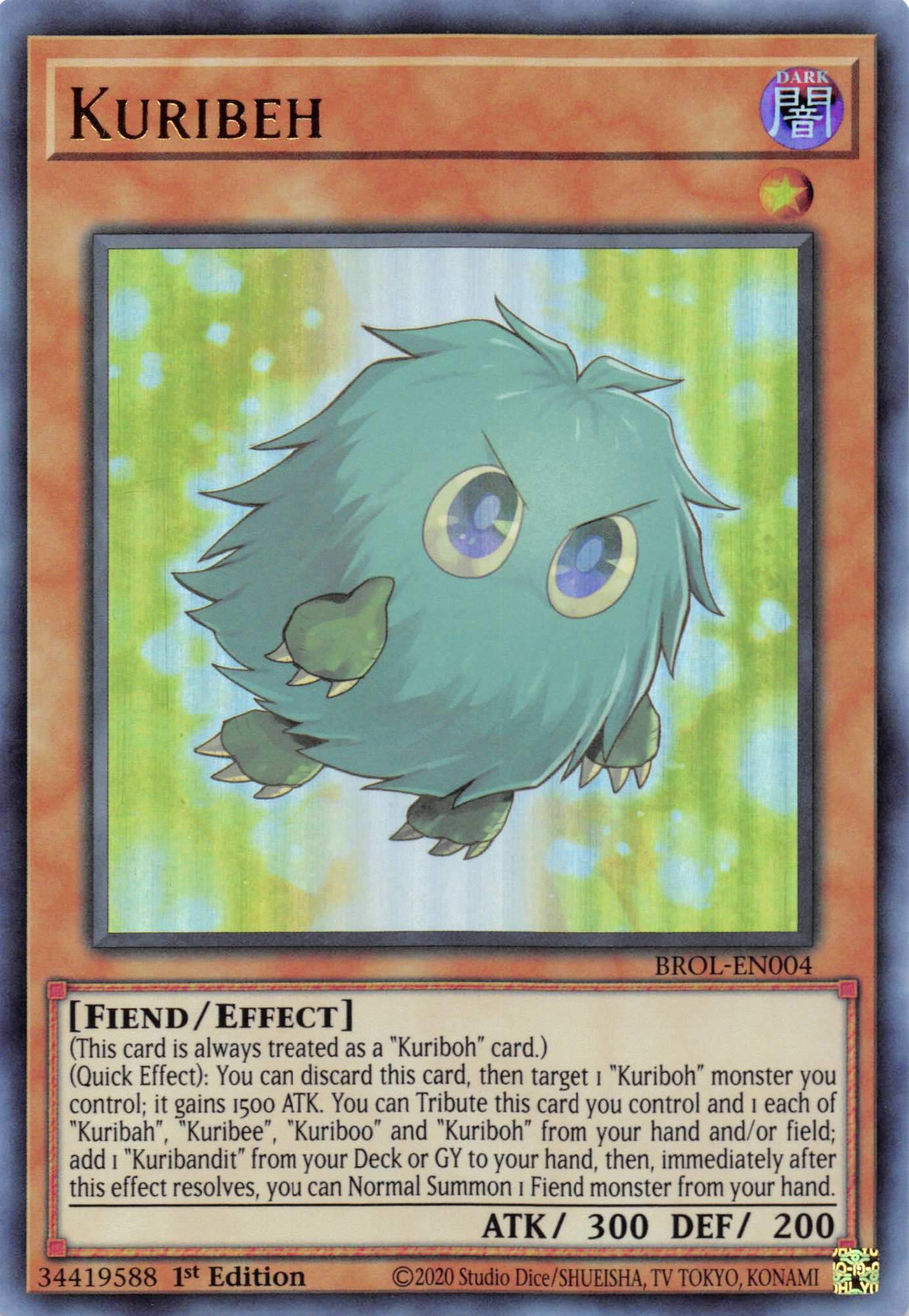 Kuribeh [BROL-EN004] Ultra Rare | Exor Games Summserside