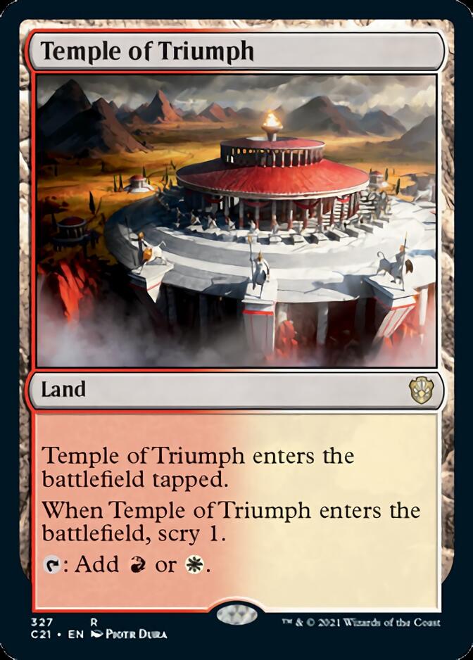 Temple of Triumph [Commander 2021] | Exor Games Summserside