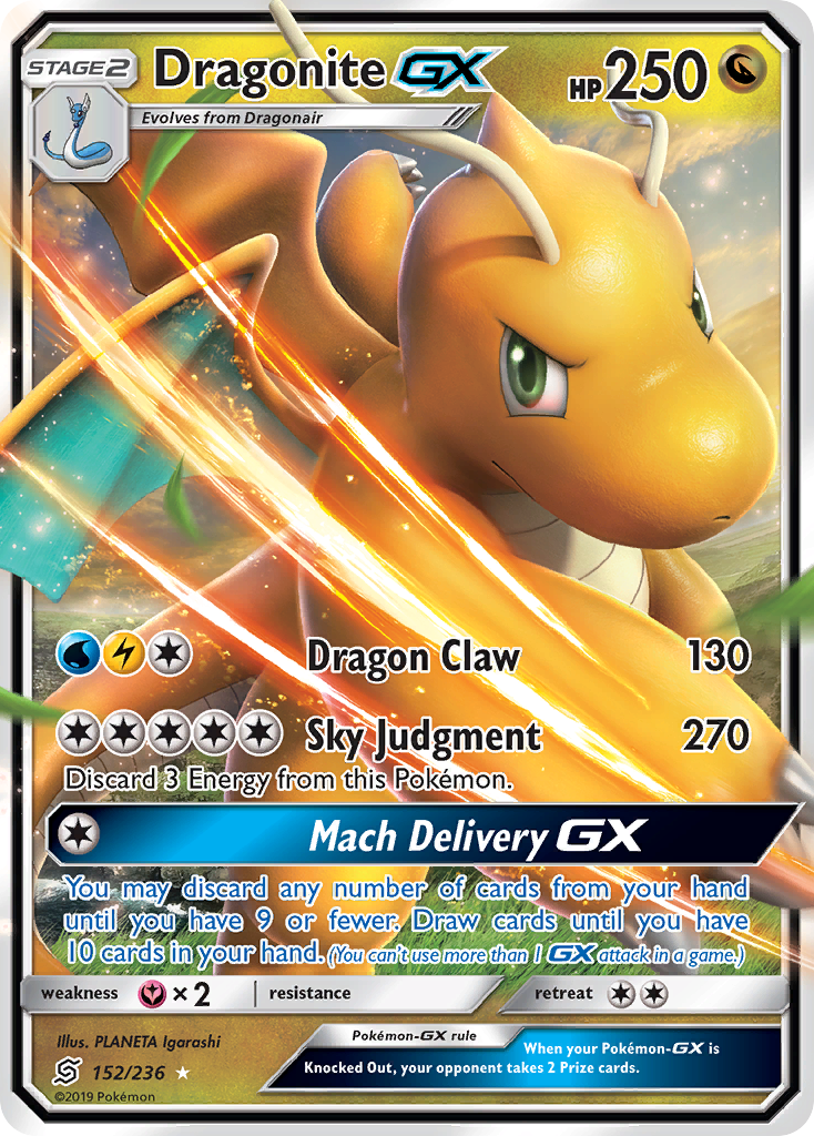 Dragonite GX (152/236) [Sun & Moon: Unified Minds] | Exor Games Summserside