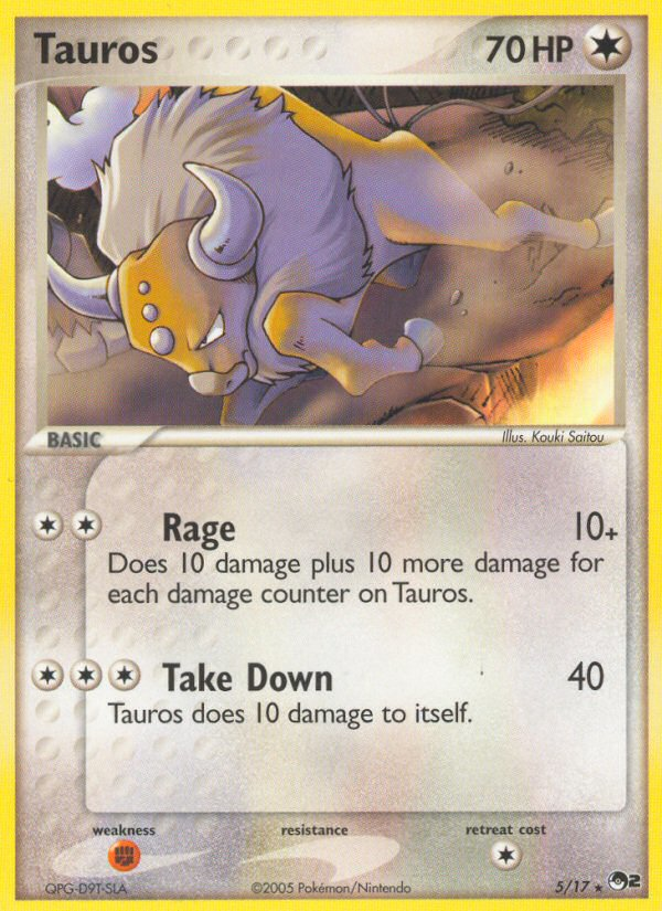 Tauros (5/17) [POP Series 2] | Exor Games Summserside