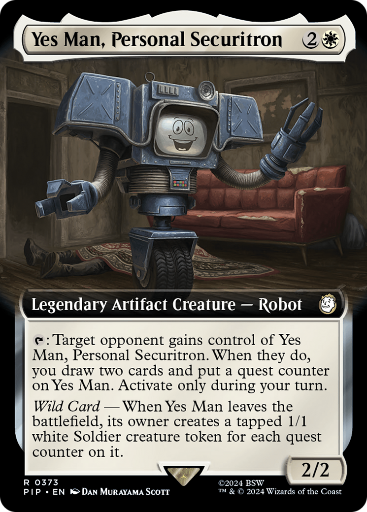 Yes Man, Personal Securitron (Extended Art) [Fallout] | Exor Games Summserside