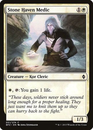 Stone Haven Medic [Battle for Zendikar] | Exor Games Summserside