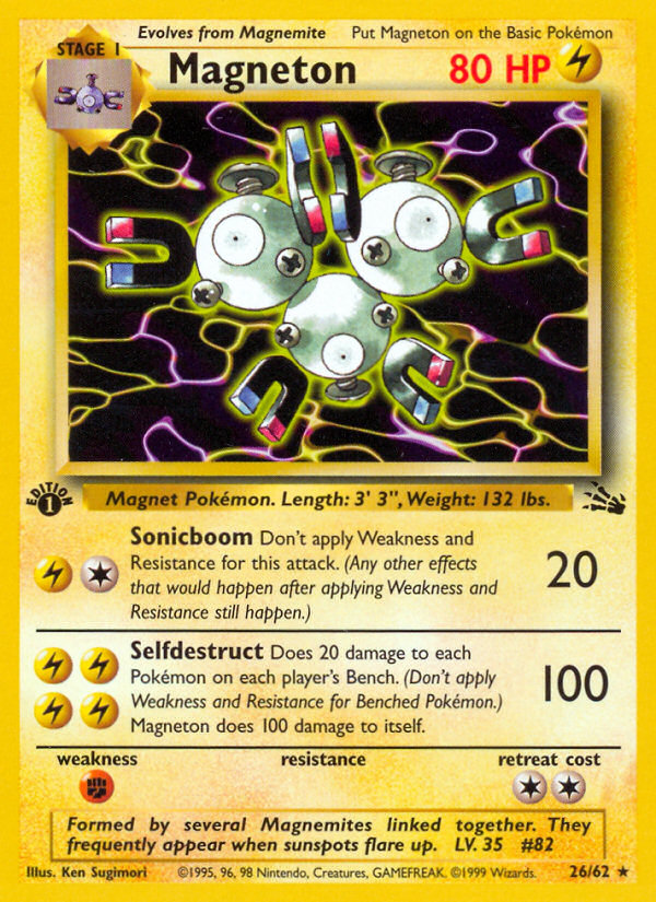 Magneton (26/62) [Fossil 1st Edition] | Exor Games Summserside