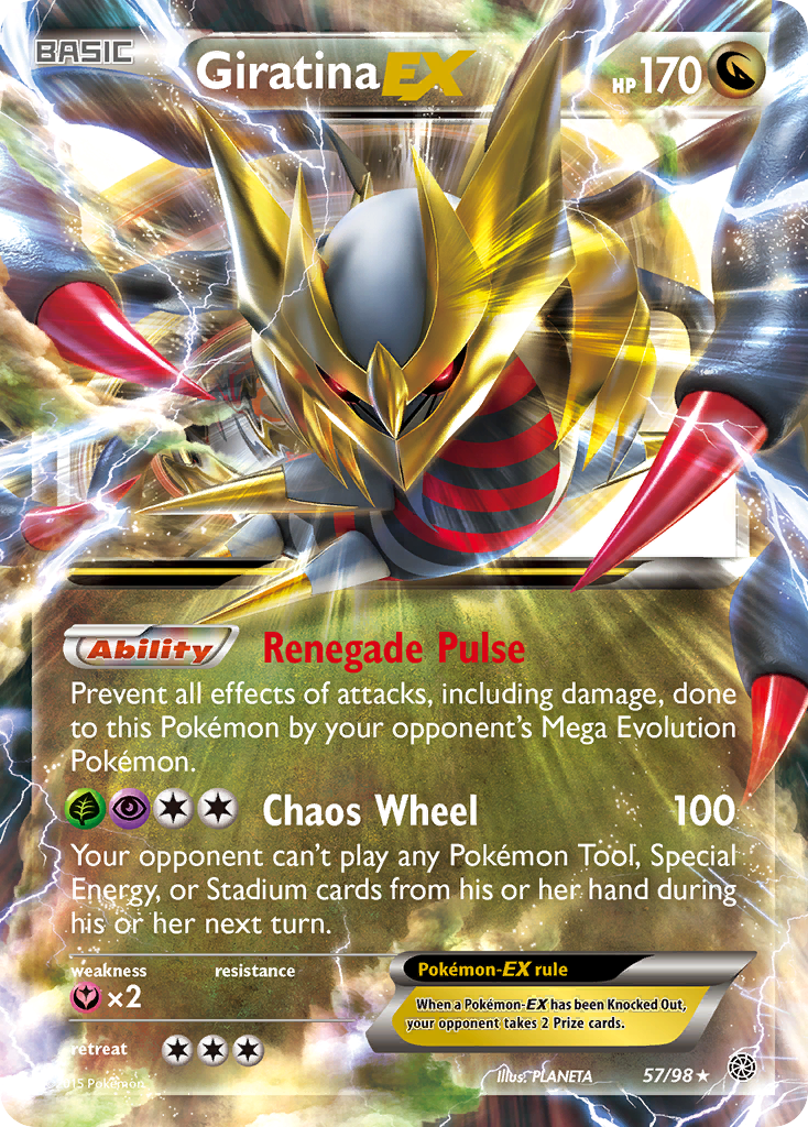 Giratina EX (57/98) [XY: Ancient Origins] | Exor Games Summserside