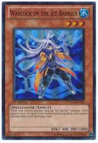 Warlock of the Ice Barrier [HA04-EN023] Super Rare | Exor Games Summserside