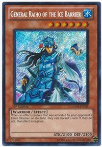 General Raiho of the Ice Barrier [HA04-EN025] Secret Rare | Exor Games Summserside