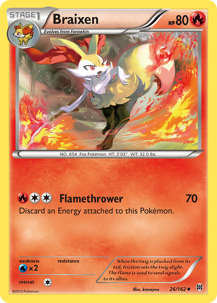 Braixen (26/162) [XY: BREAKthrough] | Exor Games Summserside