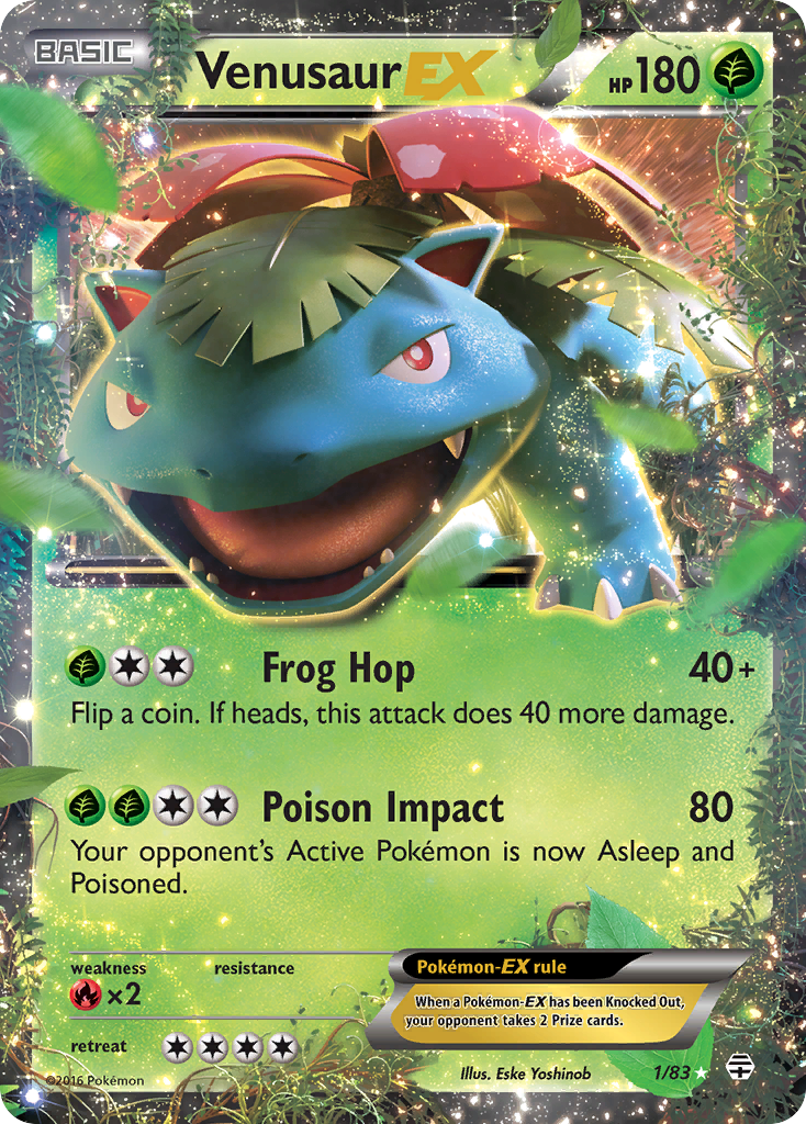 Venusaur EX (1/83) [XY: Generations] | Exor Games Summserside