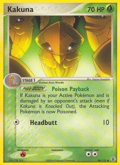 Kakuna (36/112) [EX: FireRed & LeafGreen] | Exor Games Summserside