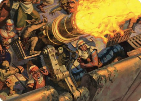 Mana Cannons Art Card [Dominaria United Art Series] | Exor Games Summserside