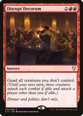 Disrupt Decorum [Commander 2017] | Exor Games Summserside