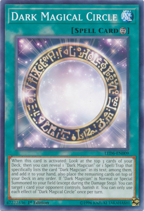 Dark Magical Circle [LED6-EN009] Common | Exor Games Summserside