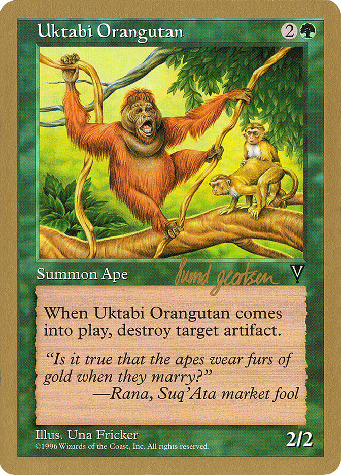 Uktabi Orangutan (Svend Geertsen) (SB) [World Championship Decks 1997] | Exor Games Summserside