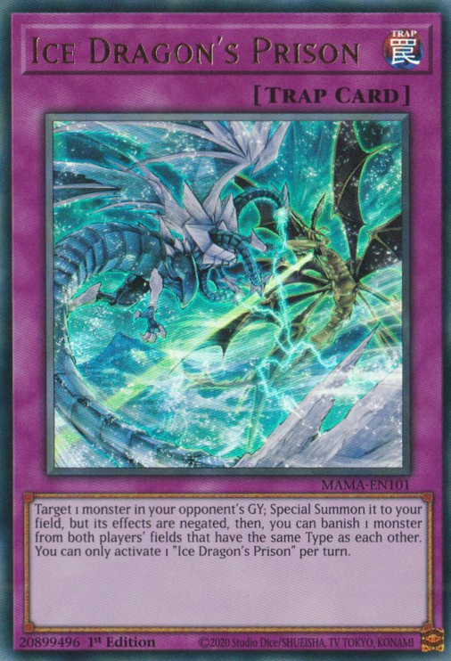 Ice Dragon's Prison [MAMA-EN101] Ultra Rare | Exor Games Summserside