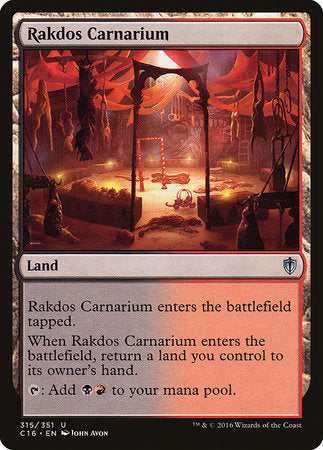 Rakdos Carnarium [Commander 2016] | Exor Games Summserside