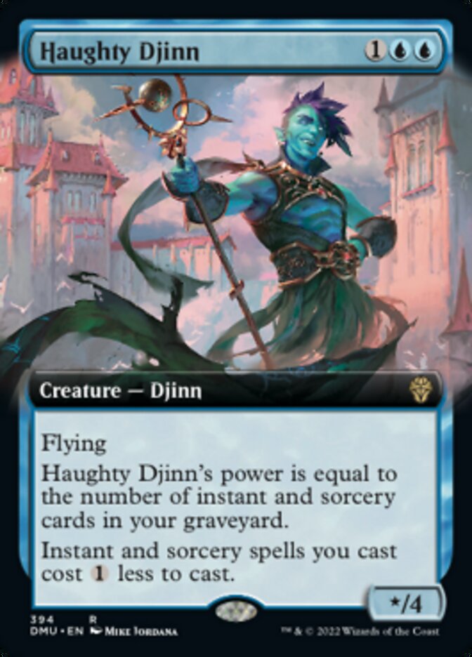 Haughty Djinn (Extended Art) [Dominaria United] | Exor Games Summserside