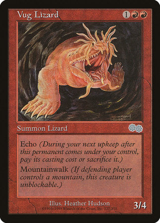 Vug Lizard [Urza's Saga] | Exor Games Summserside