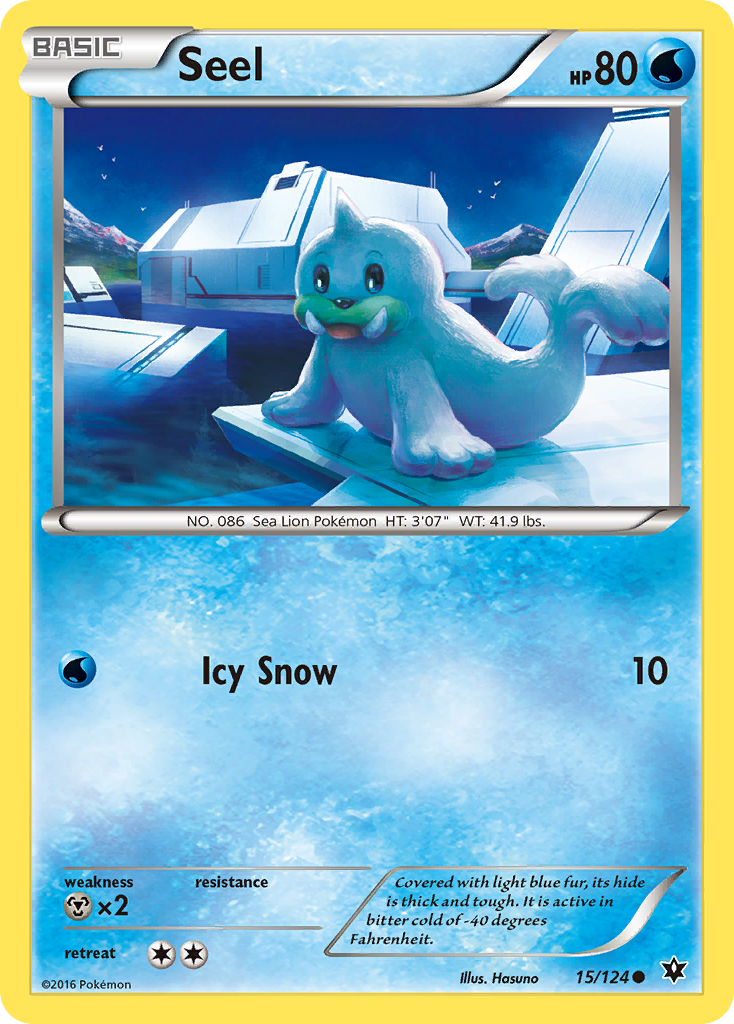 Seel (15/124) [XY: Fates Collide] | Exor Games Summserside