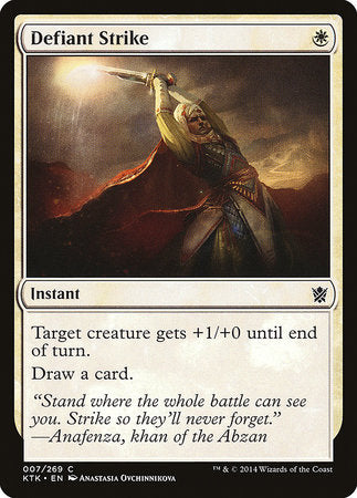 Defiant Strike [Khans of Tarkir] | Exor Games Summserside